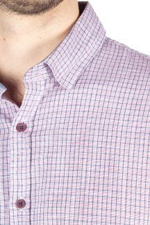 Karohemd MCL 32751-BORDO