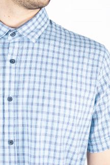 Karohemd MCL 32751-TURKUAZ