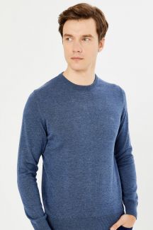 Strickpullover MCL 33006-MAVI-MELANJ