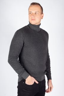 Rollkragenpullover MCL 33811-FUMELMELANJ