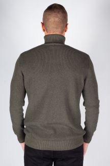 Rollkragenpullover MCL 33811-HAKI-MELANJ