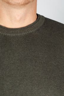 Strickpullover MCL 33813-HAKI-MELANJ