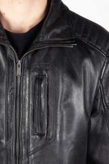 Lederjacke DEERCRAFT 3701-0154-black