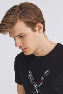 T-Shirts XINT 501636-SIYAH