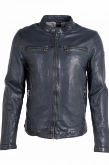 Lederjacke GIPSY GMBalton-SF-LASOV-navy