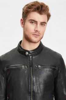 Lederjacke GIPSY GMJenno-LASUV-BLACK