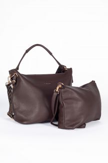 Handtasche FLORA&CO H6966-CHOCOLAT