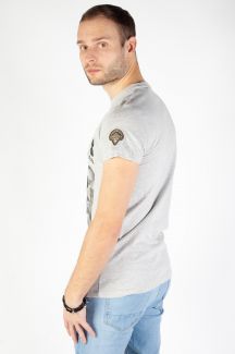T-Shirts LEGENDERS HELMET-GREY-MELANGE