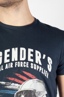 T-Shirts LEGENDERS HELMET-HUDSON-BLUE