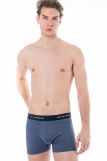 Boxershorts JOHN FRANK JFB111-INDIGO-MELANGE