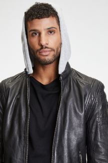 Lederjacke GIPSY Rylo-LAKEV-bio-black