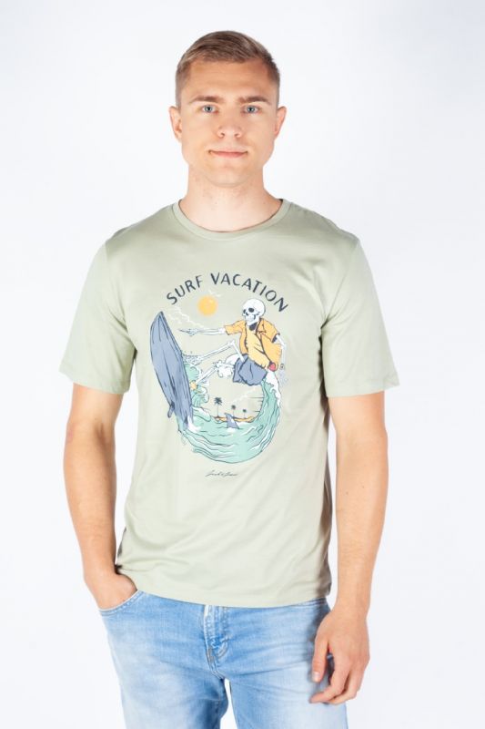T-Shirts JACK & JONES 12247808-Desert-Sage
