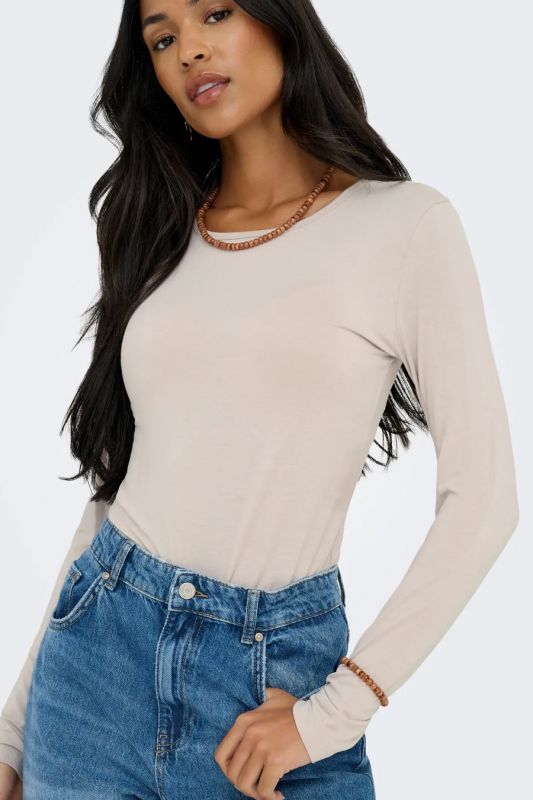 Langarmshirt JACQUELINE DE YONG 15272092-Chateau-Gray