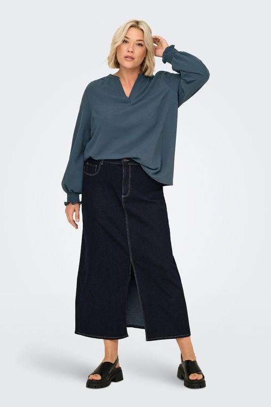 Blusen ONLY CARMAKOMA 15285157-Ombre-Blue