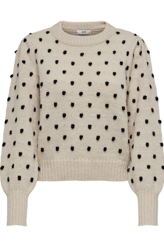 Strickpullover JACQUELINE DE YONG 15304813-Cement-BLACK