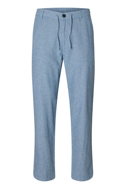 Leinenhose SELECTED 16087636-Cashmere-Blue