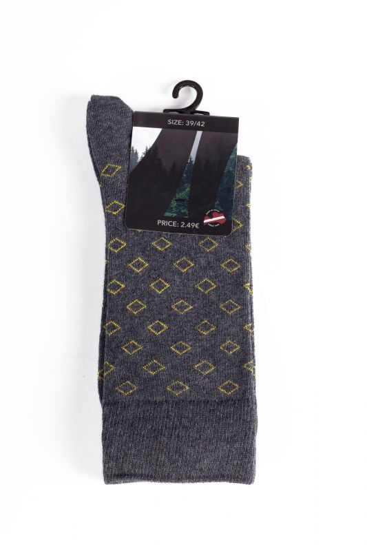 Socken X JEANS 18S98-3-GREY-YELLOW