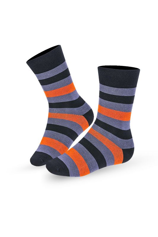 Socken X JEANS 18S98-4-NAVY-ALU-ORANGE