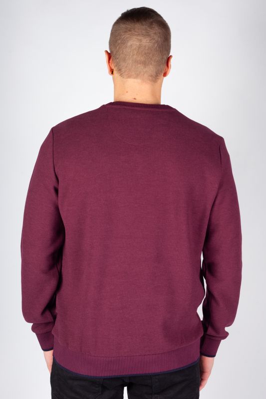 Strickpullover MCL 27643-BORDO-MELANJ