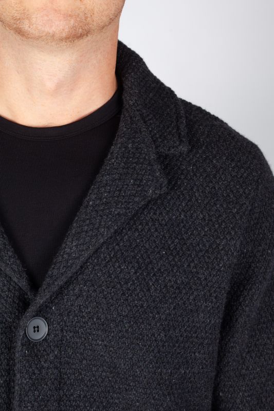 Strickjacke MCL 33614-SIYAH-MELANJ