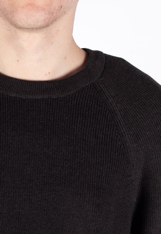 Strickpullover MCL 33634-SIYAH-MELANJ