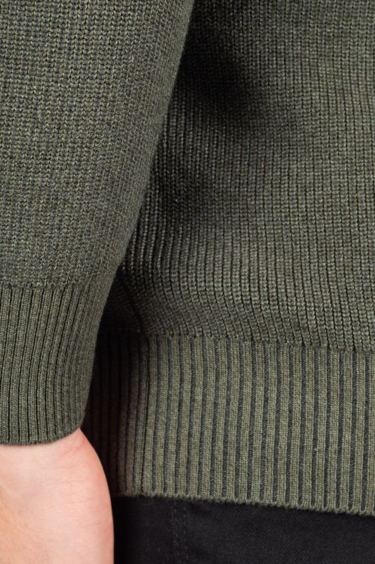 Strickpullover MCL 33813-HAKI-MELANJ