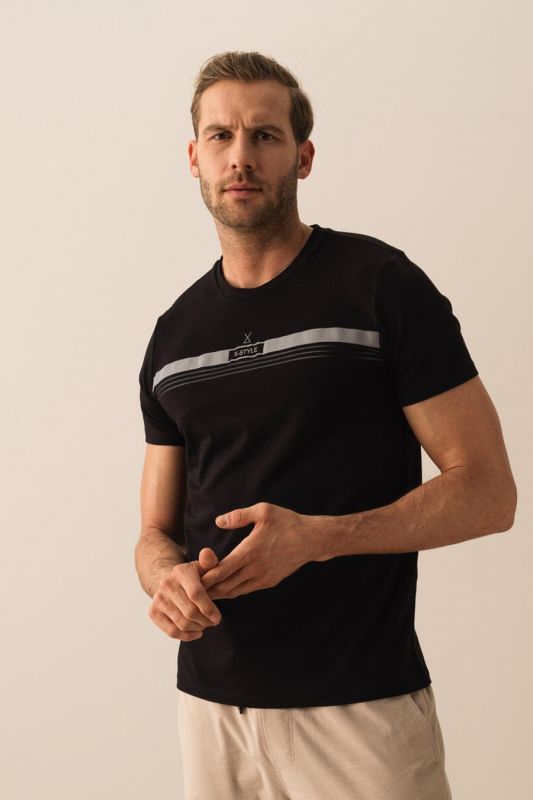 T-Shirts XINT 501993-SIYAH