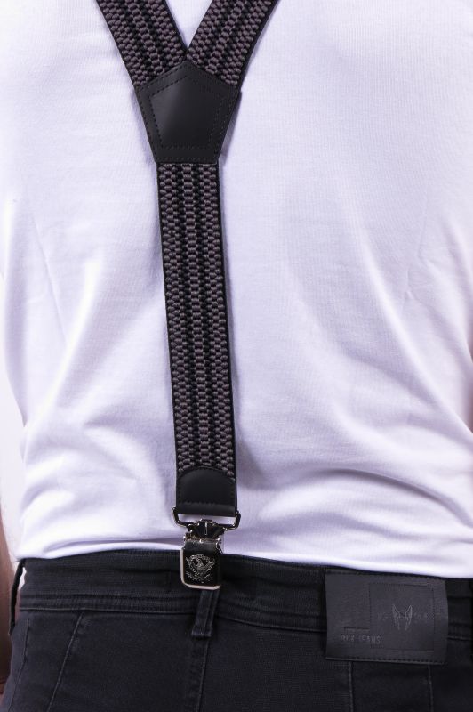 Hosenträger X JEANS DYK40-MIX-GRAY