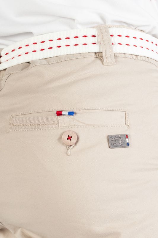 Stoff Shorts LEGENDERS GEMINI-WHITE-SAND