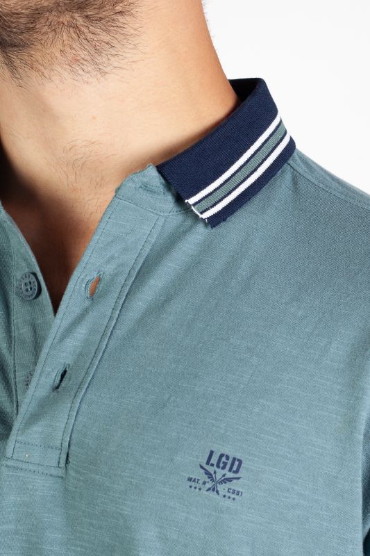 Poloshirts LEGENDERS JURROS-DUSTY-BLUE