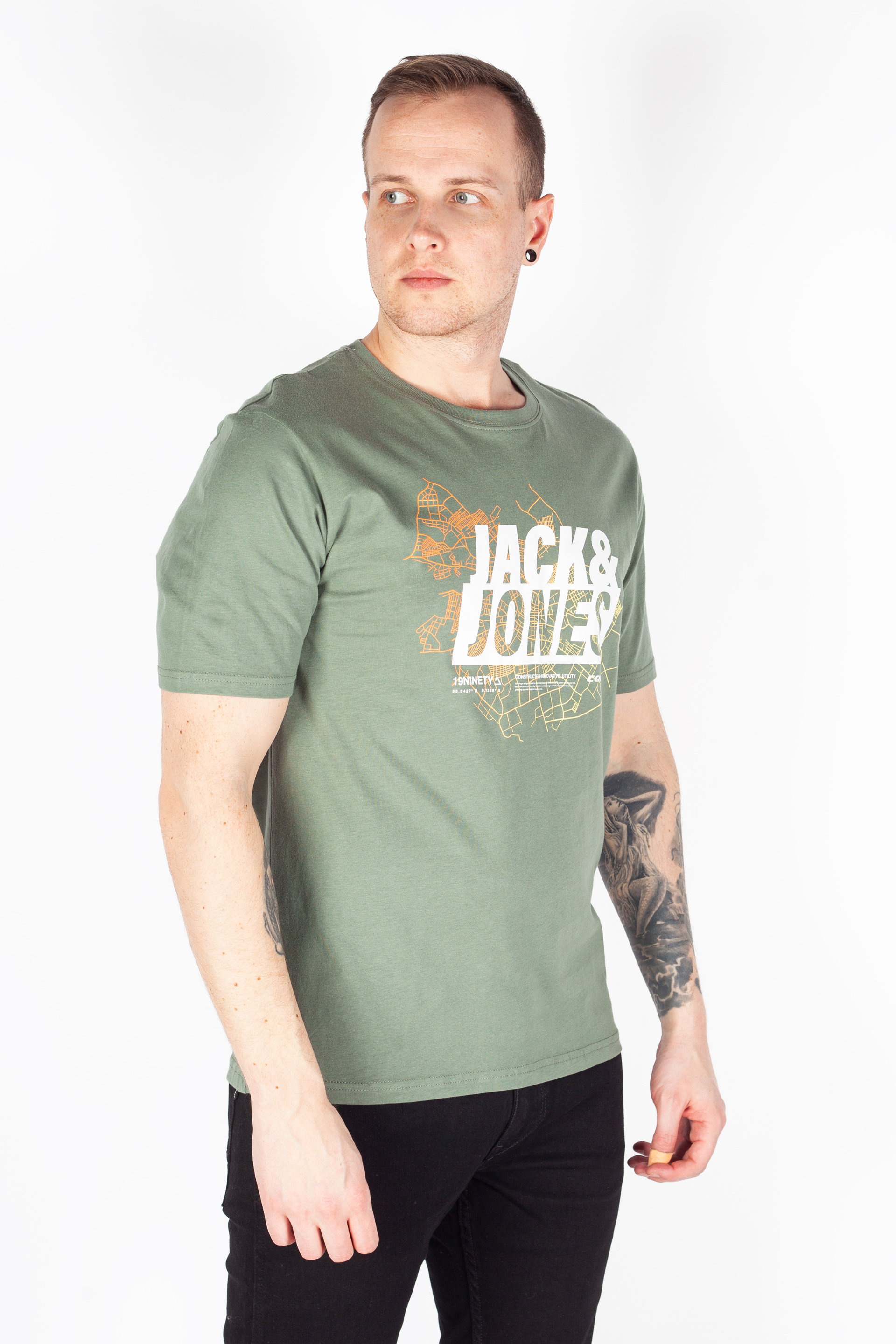 T-särgid JACK & JONES 12277931-Agave-Green