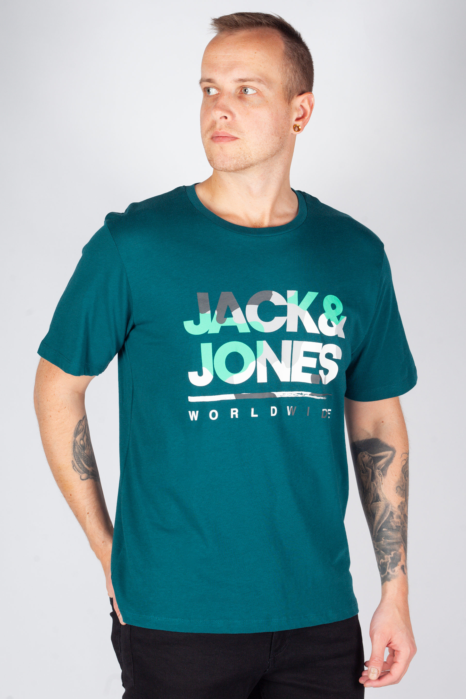 T-särgid JACK & JONES 12287689-Deep-Teal