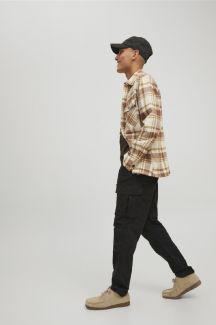 Cargo püksid JACK & JONES 12216664-Black-SOLID