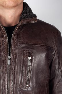 Nahkjakid DEERCRAFT 3701-0163-dark-brown