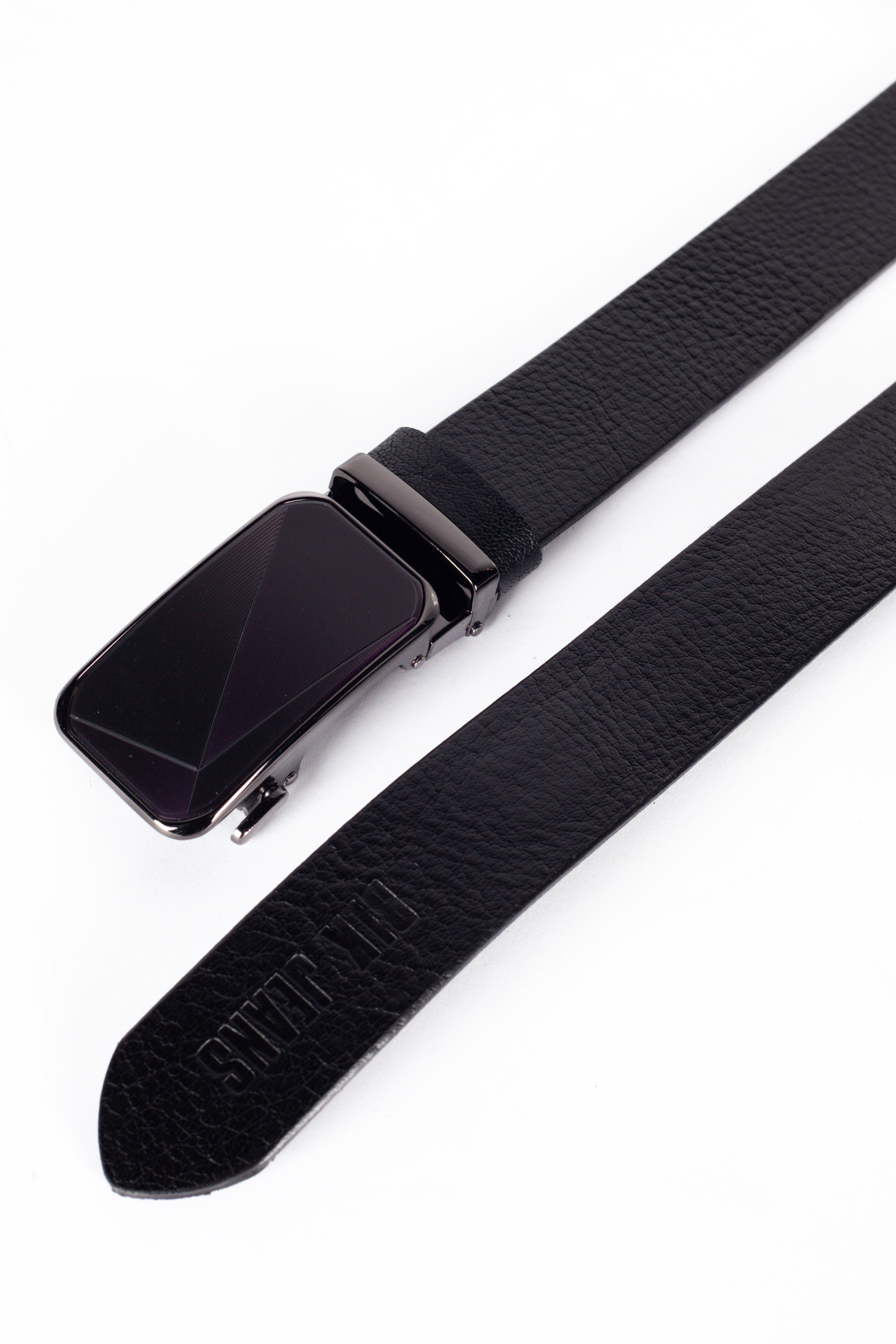 Leather belt BLK JEANS 984135-202-101-BLACK