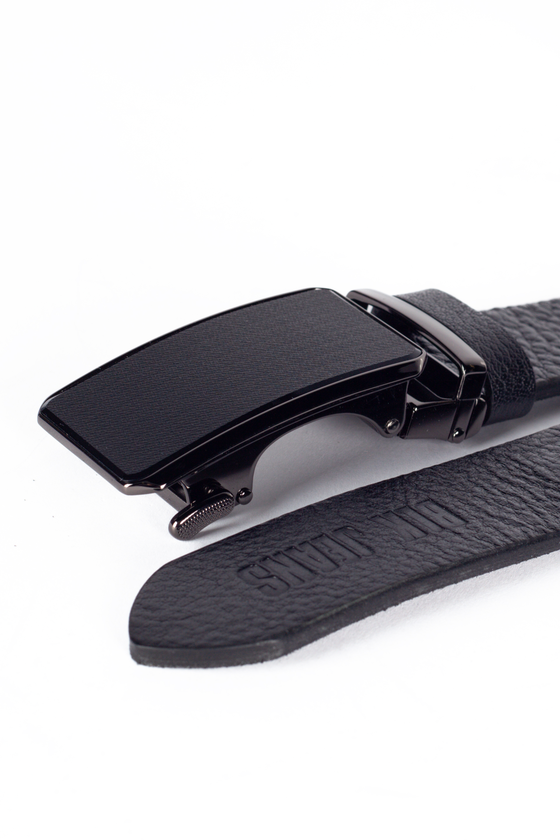 Leather belt BLK JEANS 984335-202-101-BLACK