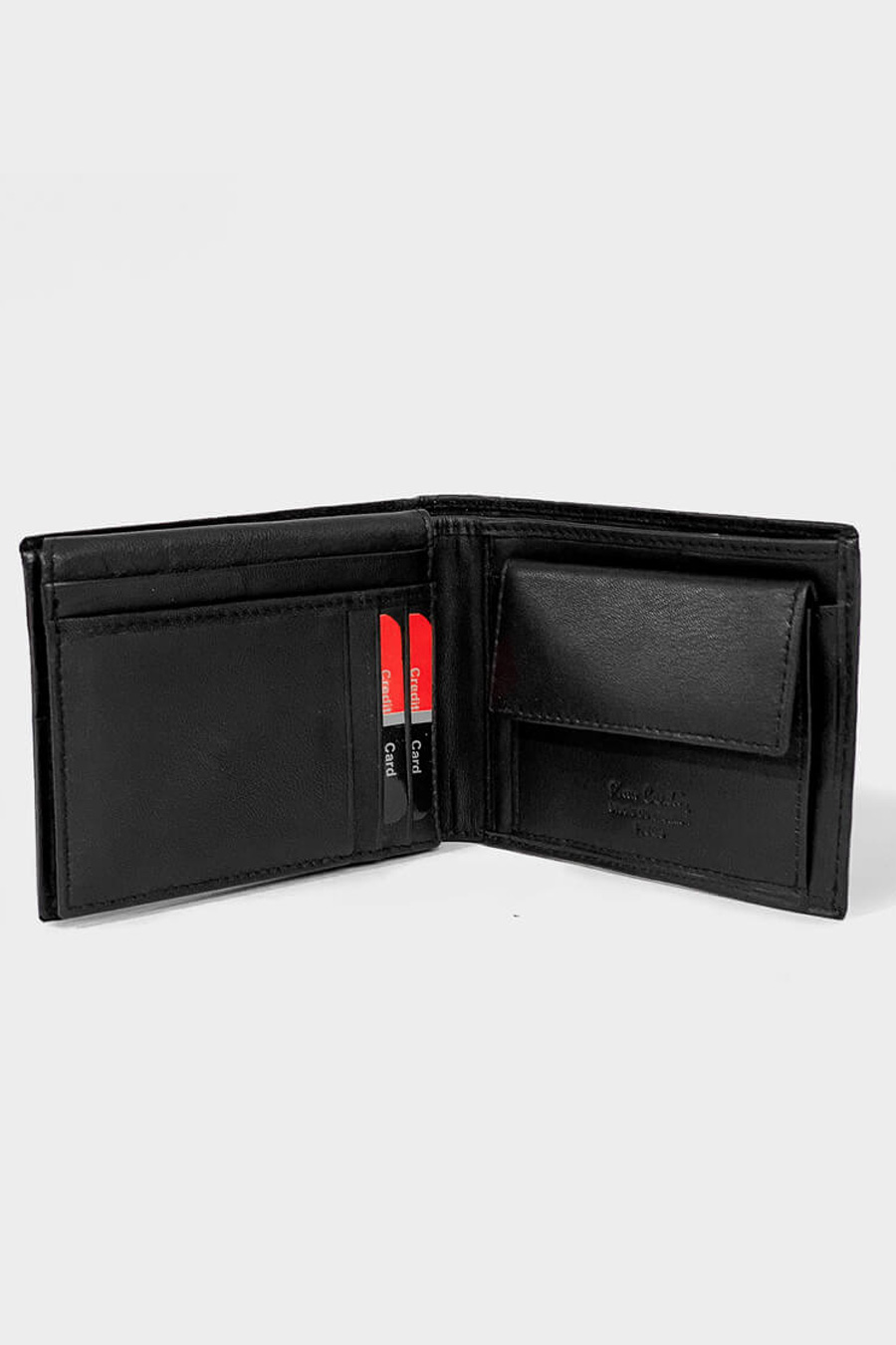 Leather belt PIERRE CARDIN PC-02-GG10-NERO