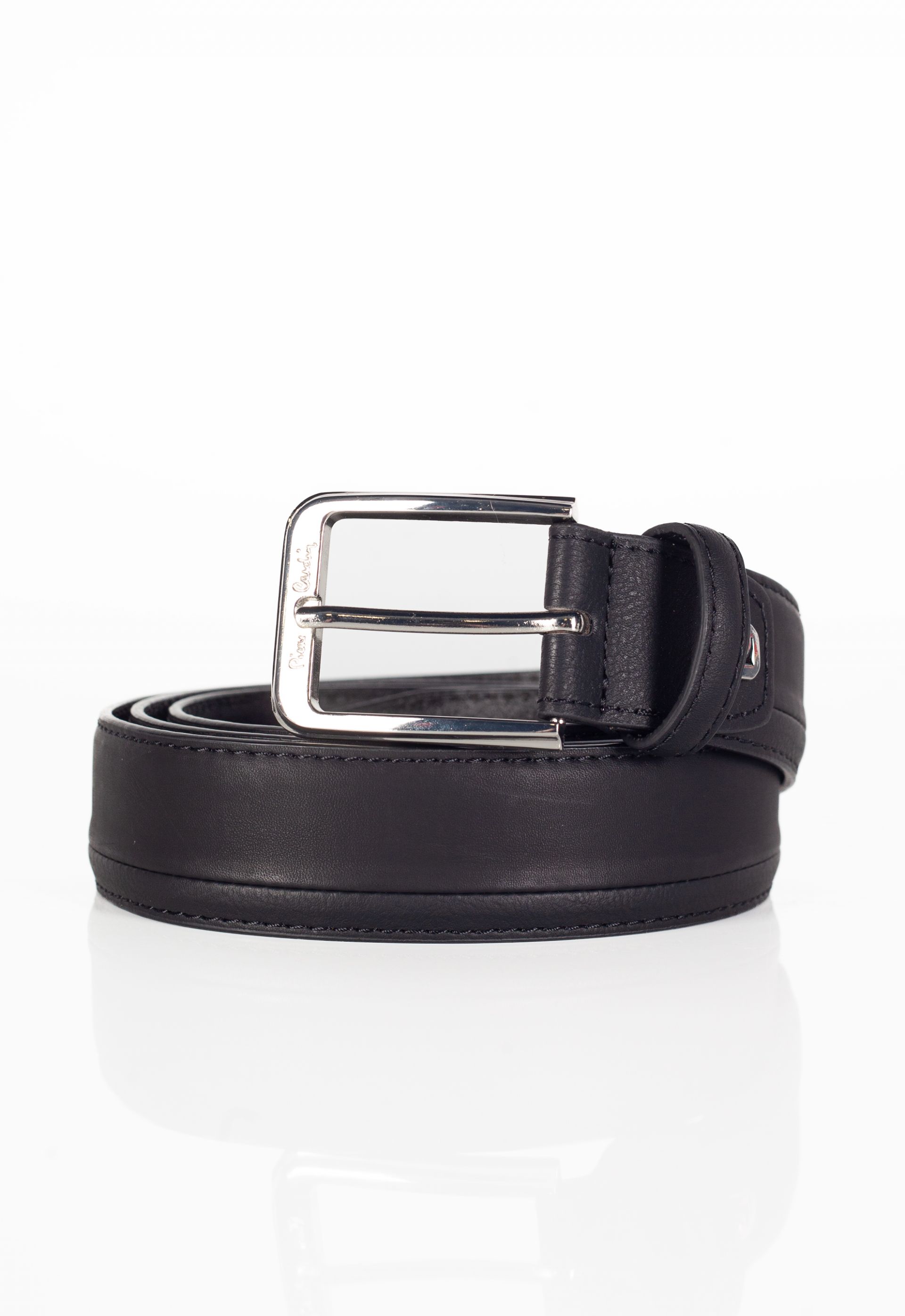 Leather belt PIERRE CARDIN PC-3340-GG23-NERO