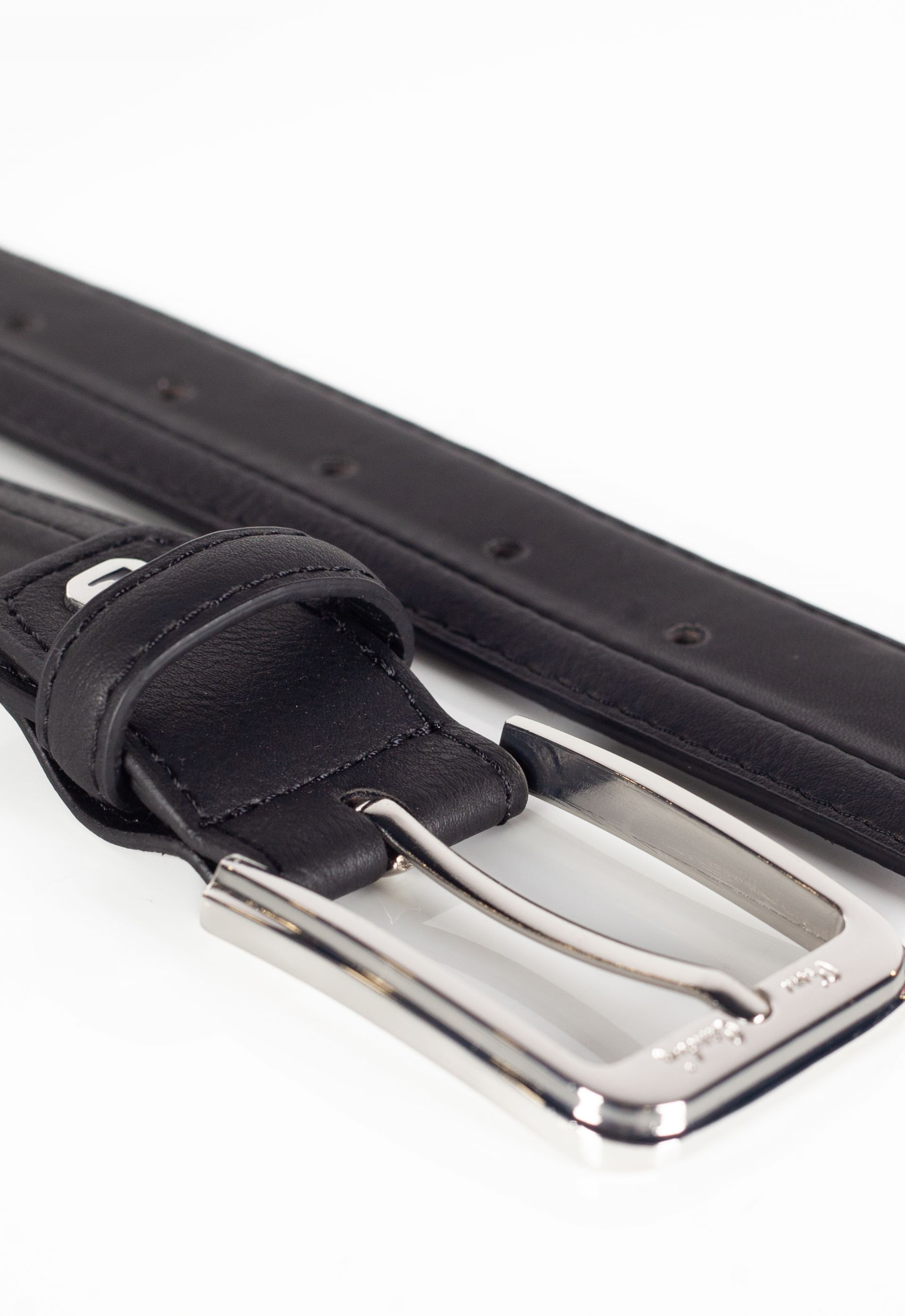 Leather belt PIERRE CARDIN PC-3340-GG23-NERO