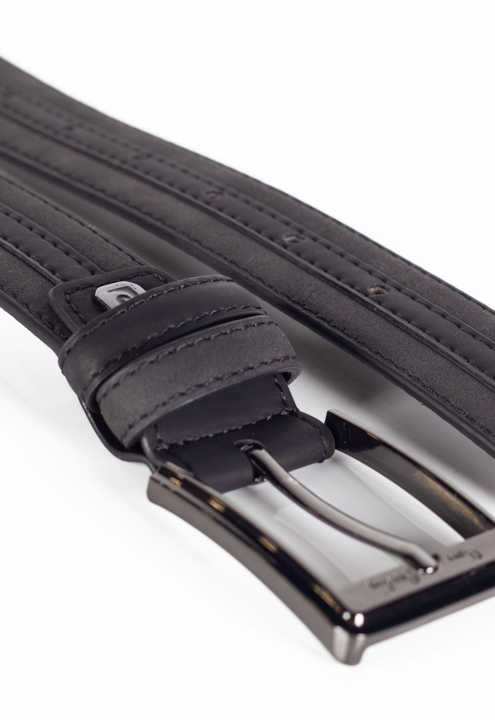 Leather belt PIERRE CARDIN PC-3344-GG24-NERO