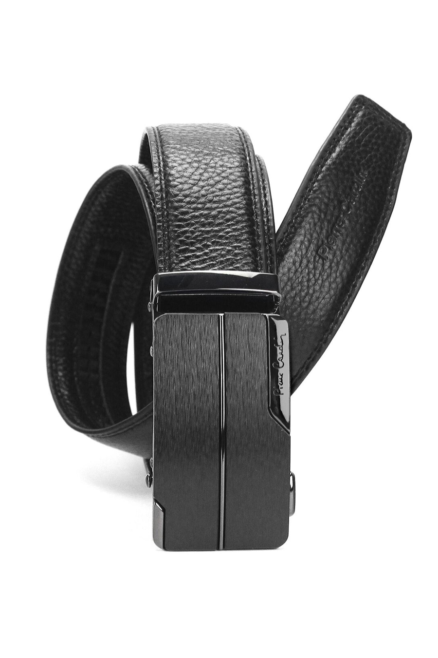 Leather belt PIERRE CARDIN PC-547-hy08-NERO