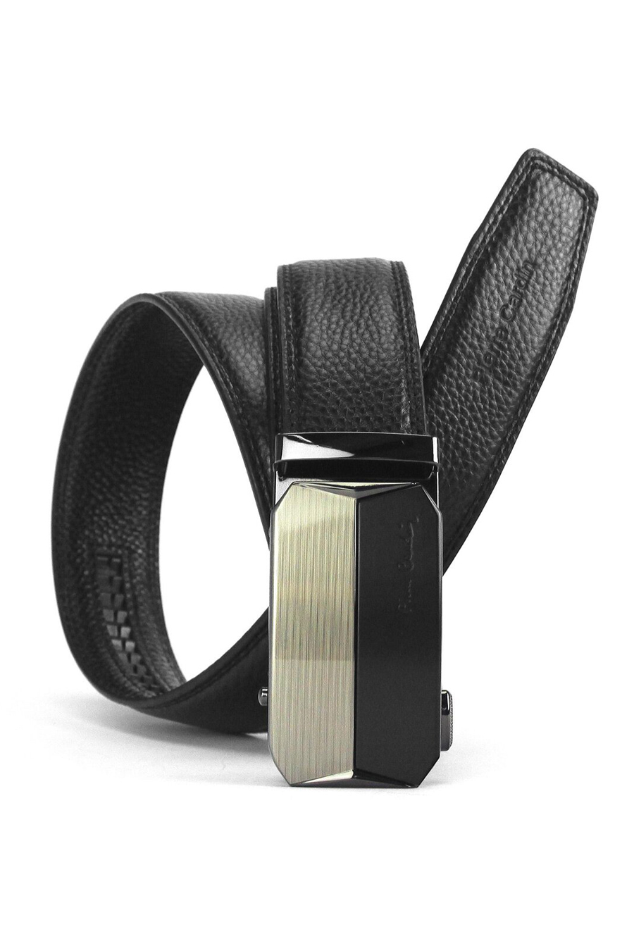 Leather belt PIERRE CARDIN PC-550-hy08-NERO