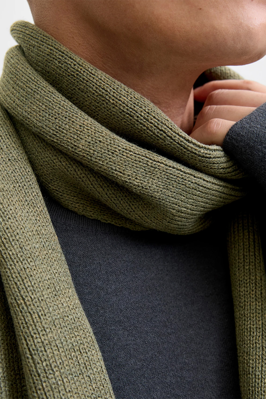 Scarf JACK & JONES 12098582-Dusty-Olive