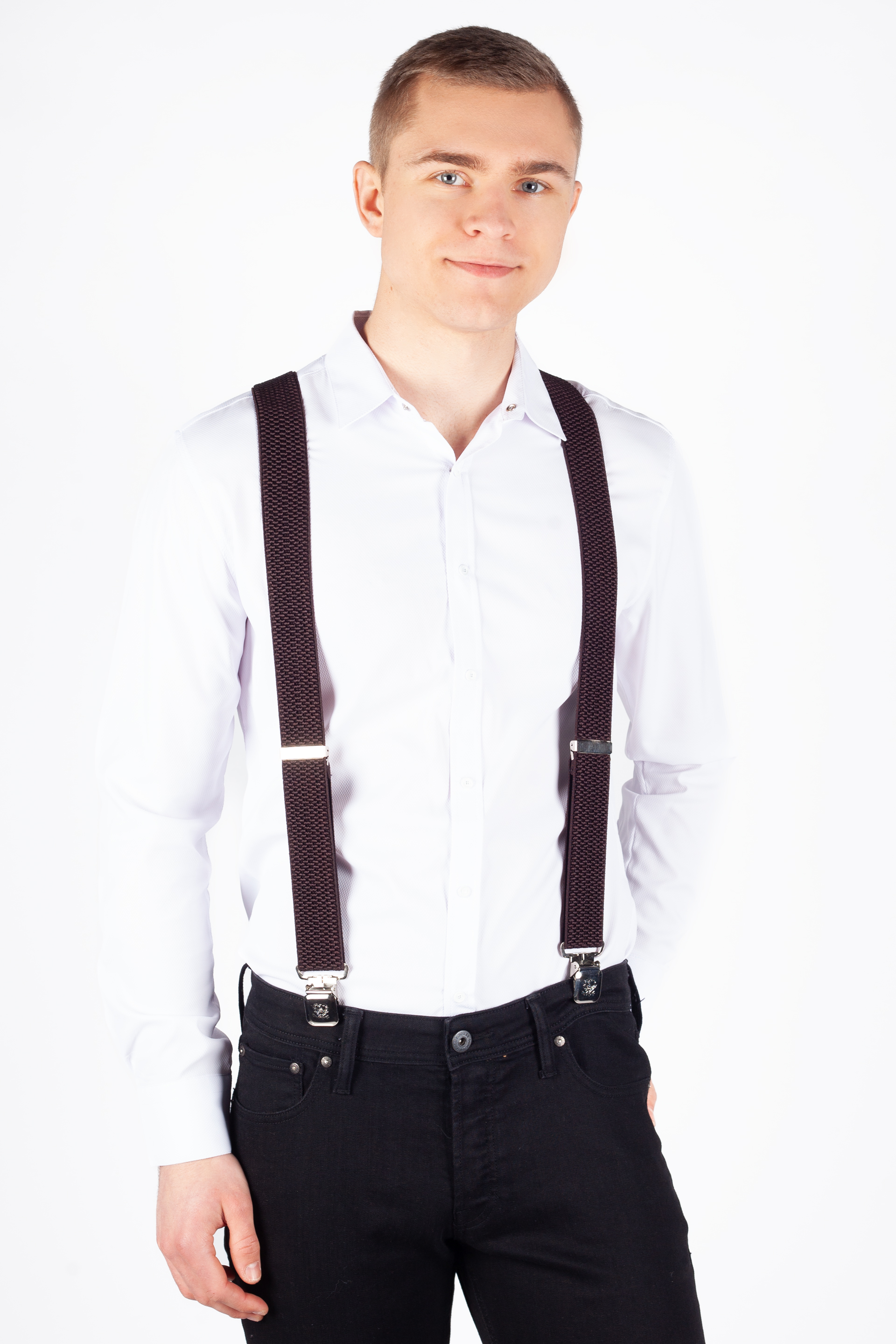 Suspenders X JEANS DMAX40-BROWN