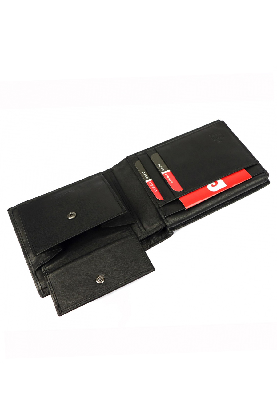 Wallet PIERRE CARDIN 8806-EKO16-NERO-ROSSO