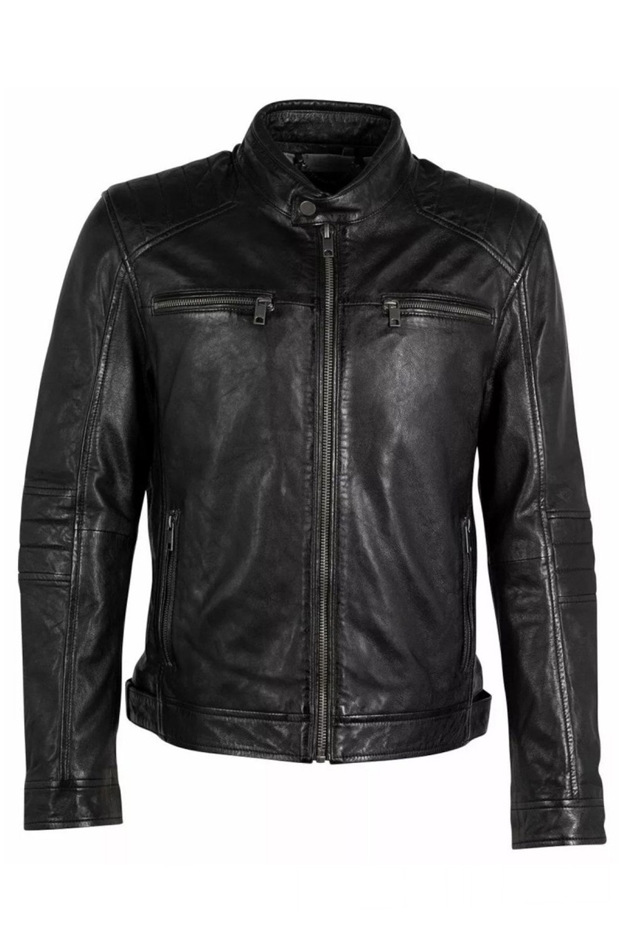 Leather jacket DEERCRAFT DMIsmael-LASV-black