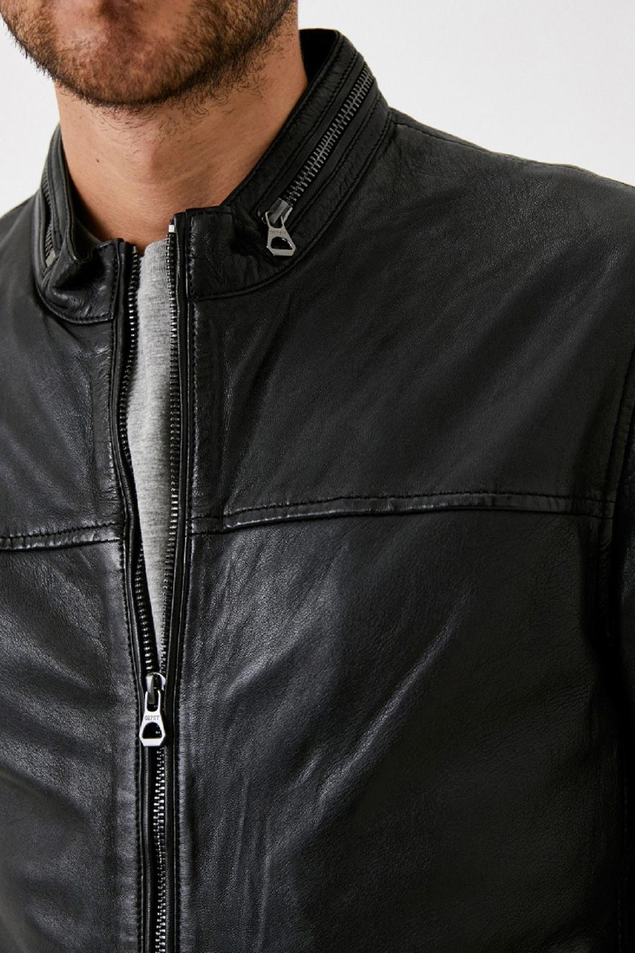 Leather jacket GIPSY 1201-0454-Black