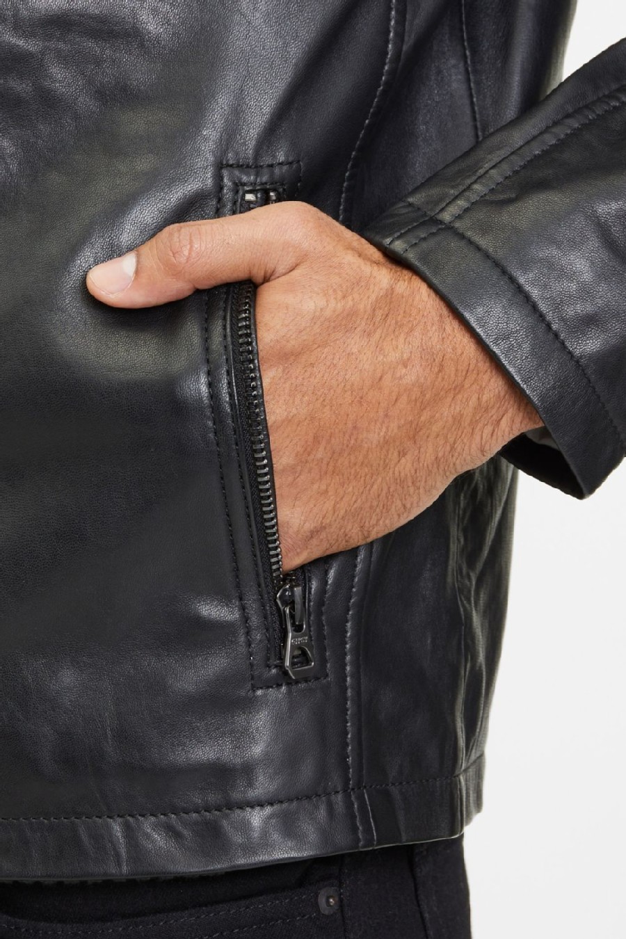 Leather jacket GIPSY 1201-0470-Black