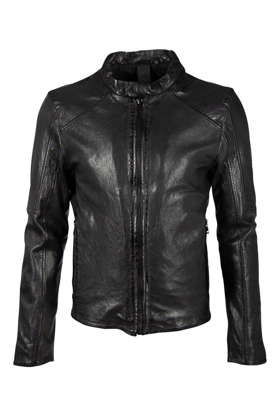Leather jacket GIPSY G2BKrain-SF-LAMAXV-BLAC