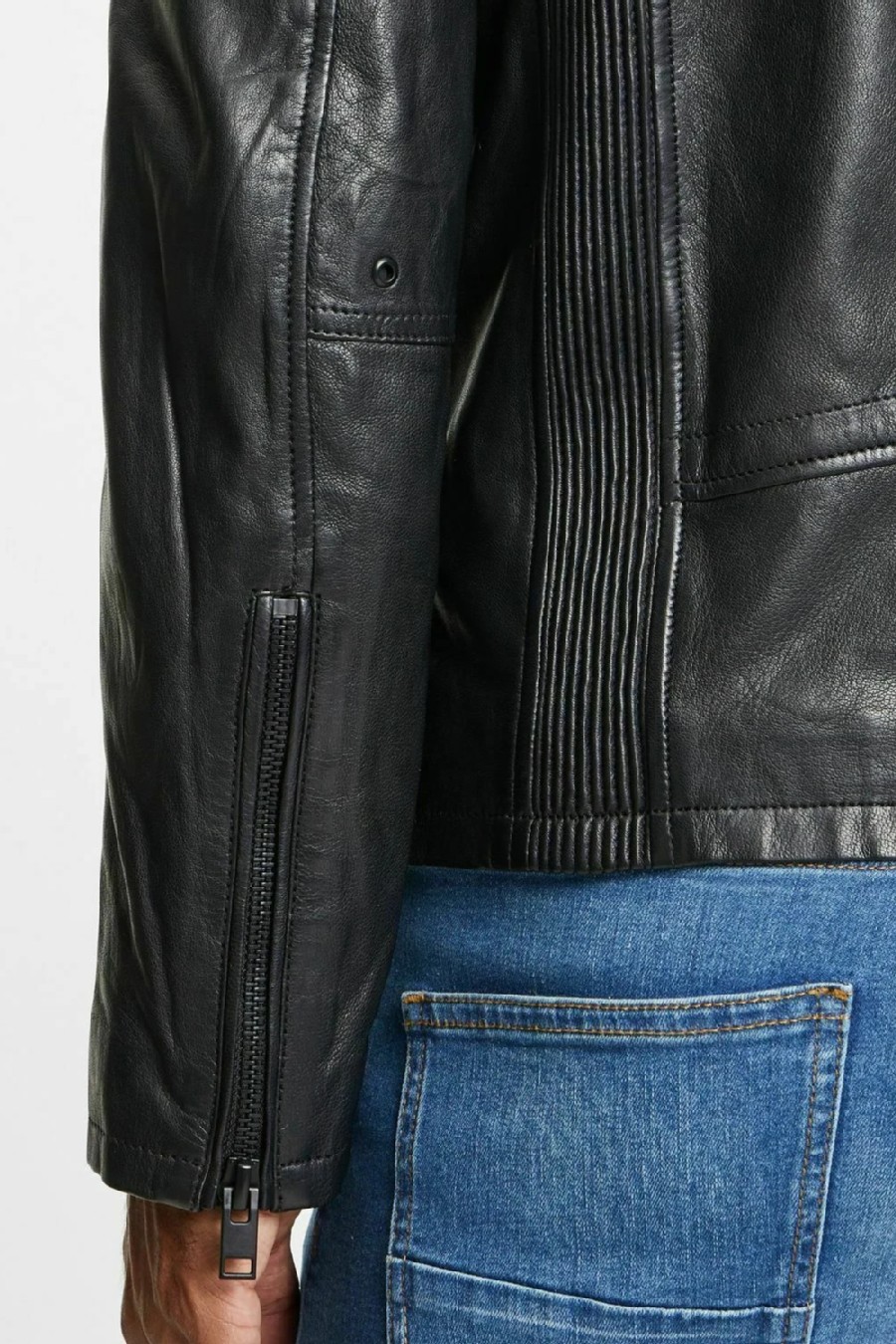 Leather jacket GIPSY G2MAlim-SF-LABRIV-black
